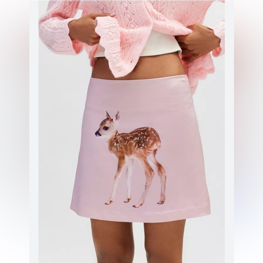 TYLER MCGILLIVARY FAWN mini skirt $155 NWOT RARE
